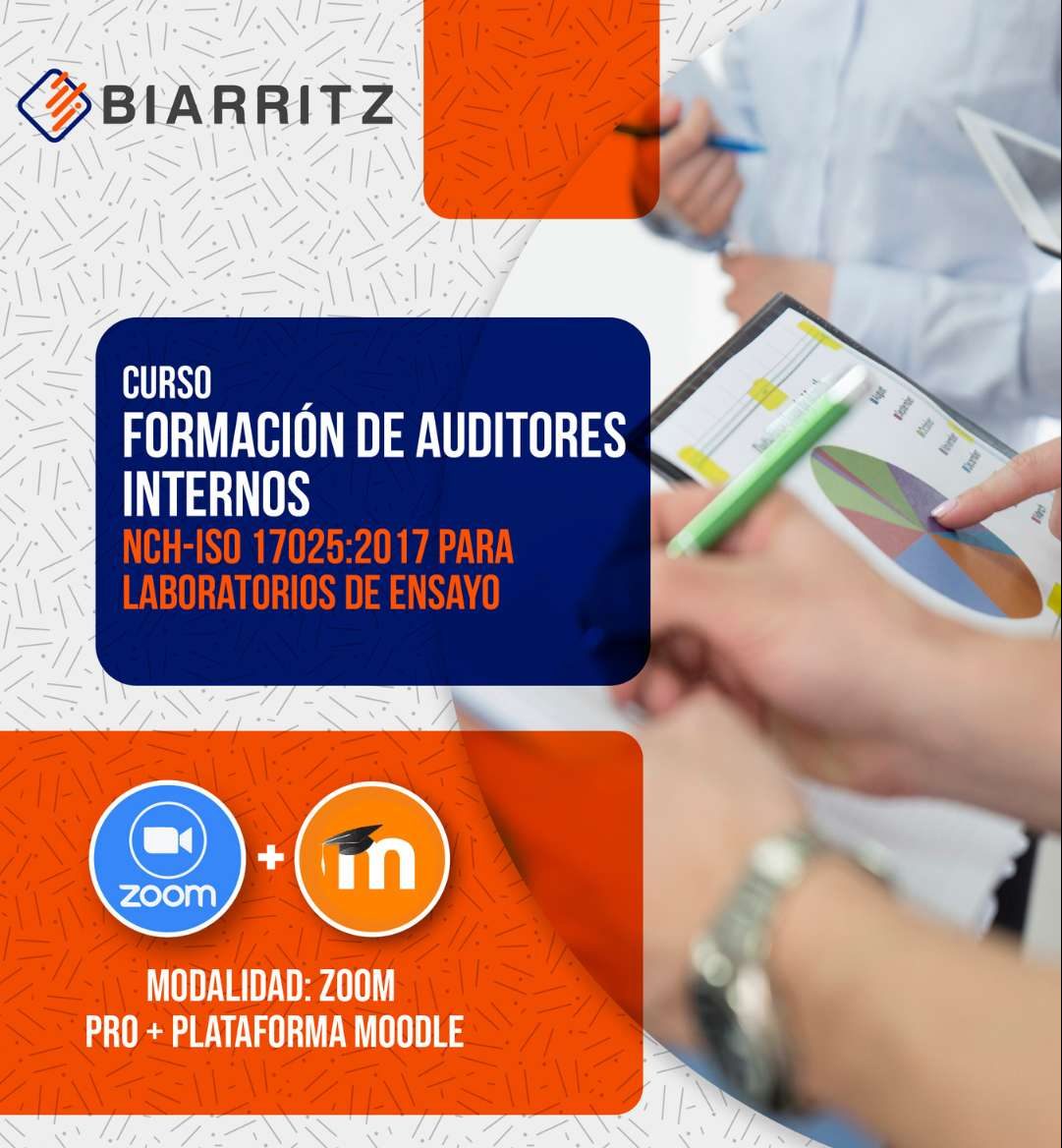 Grafica referencial de Formación de auditores internos ISO IEC 17025 2017 Para laboratorios de ensayo