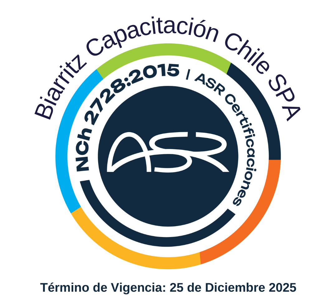 Certificación ASR Biarrtiz NCh 2728